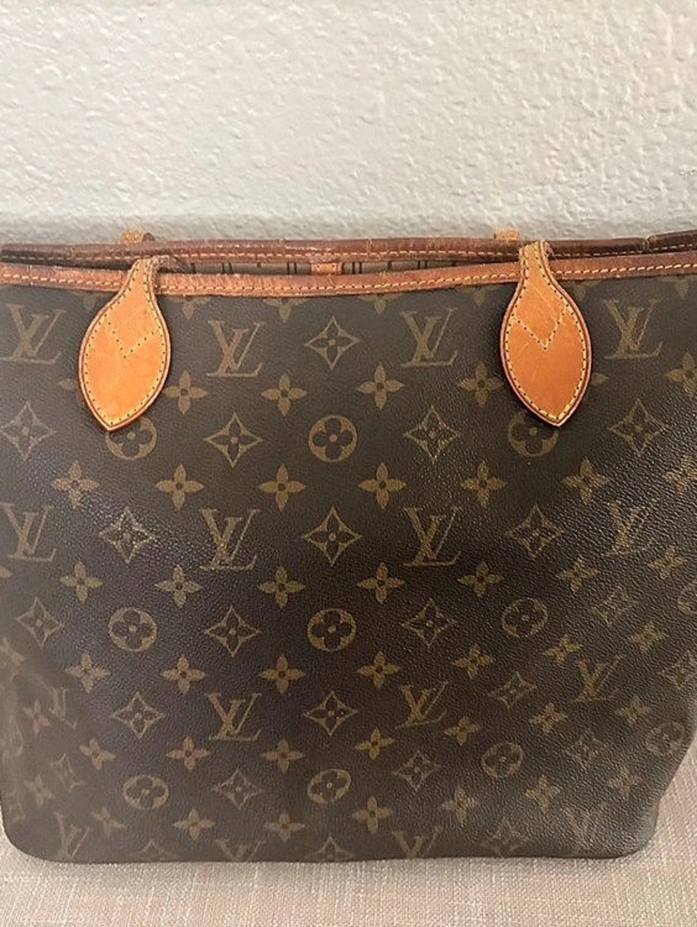 Louis Vuitton Neverfull MM Tote in Brown